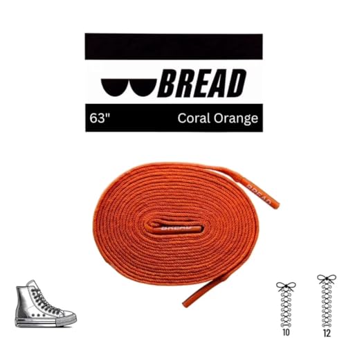 Image of Bread Elastic Xtra Stretch No-Tie Shoelaces - Durable Slip-On Laces for Sneakers & Boots, Kids & Adults, Travel-Friendly