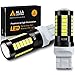 Alla Lighting 2800lm 7440 7443 LED Bulbs Xtreme Super Bright T20 7441 7442 7444NAK LED Bulb 5730 33-SMD Car Back-Up Reverse,Turn Signal,Brake Stop Lights TailLights DRL, 6000K Xenon White