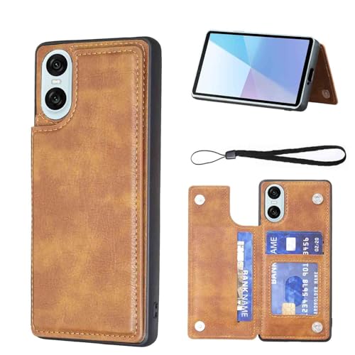 �yAqier�zFor �݊��� Xperia10 VI/SOG14 au/SO-52E docomo/XQ-ES44 SoftBank �K�p �w�ʎ蒠�^ �y������ ���F ���U�[�P�[�X�i���g���u���E���j�G�N�X�y���A10vi �h�R��so52e �P�[�X�J�[�h���� 