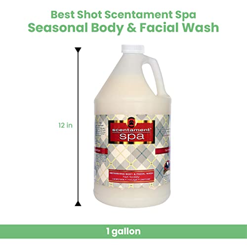 Image of Best Shot Scentament Spa Seasonal Facial & Body Wash, Hot Toddy, 1 Gallon