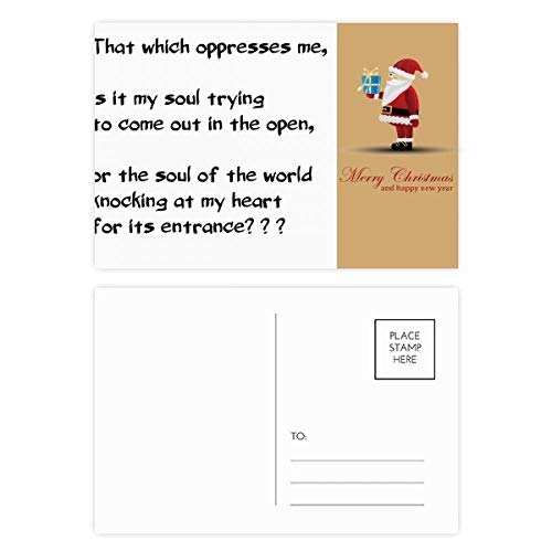 Cartes postales poésie Soul Knocking On Heart Père Noël par 20