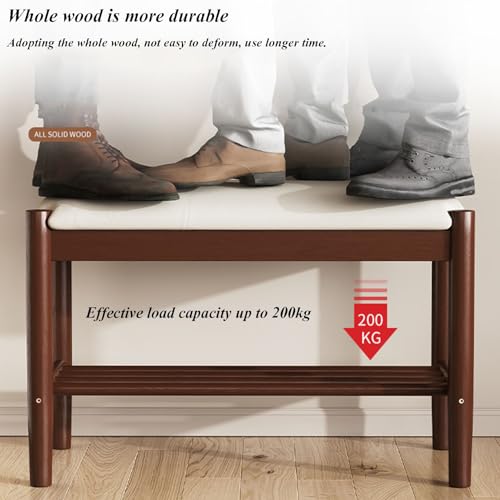 Étagère à chaussures et banc de rangement pour le salon - 7