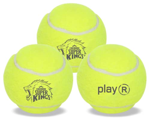 playR Chennai Super Kings Tennis Ball - Yellow (50 GMS) (Pack of 3) (B0C19PXFXH) Amazon Price History, Amazon Price Tracker