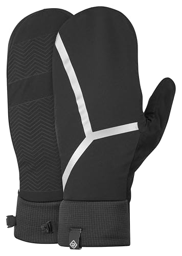 Mitaine d'hiver unisexe Ronhill noire pour le running en plein air
