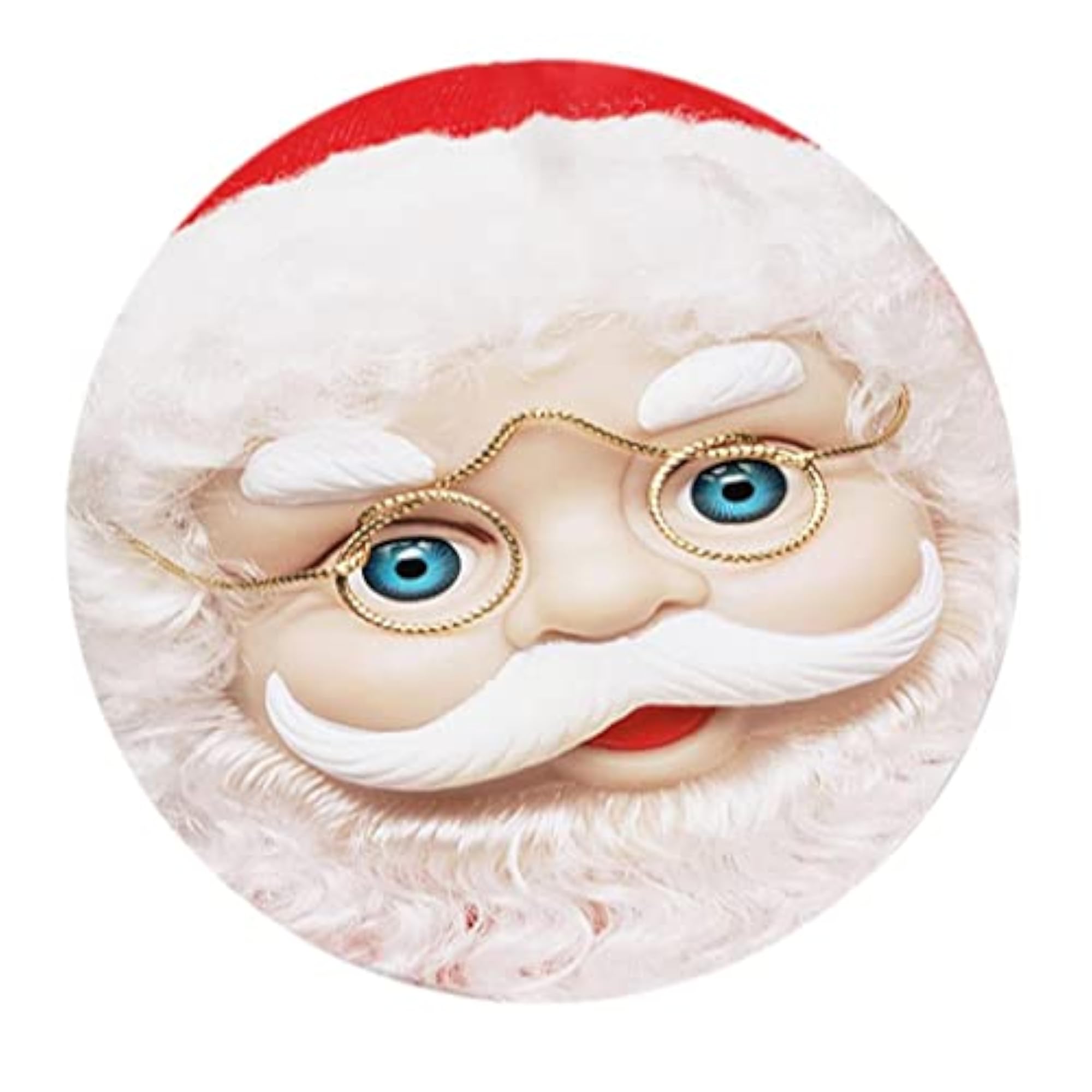 Xmas Theme Waterproof Tablecloth for Round Tables