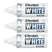 Produktbild Pentel Marker, permanent, Weiß, X100 W Rundspitze, 2,9 mm, 3 Stück