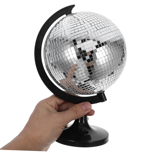 Zerodeko bolas de discoteca pequeñas para decoración, globo giratorio, adornos y decoración de mesa miniatura 3