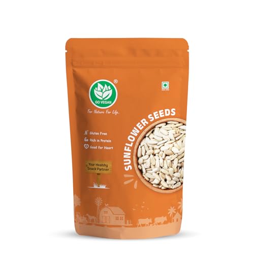 Image of Go Vegan Seeds Combo - Chia, Flax, Sunflower & Pumpkin Seeds | High Fiber & Protein | Plant-Based, Vegan, Keto-Friendly | Resealable Packs - 4 x 250g