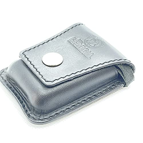 Amazon.co.jp: ライター ジョージア GEORGIA ブルーチタン レザー 