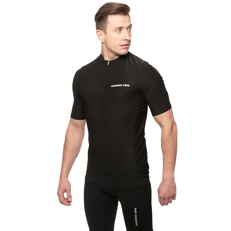Maillot de cyclisme à ventilation optimale Leandro Lido avec maintien dorsal