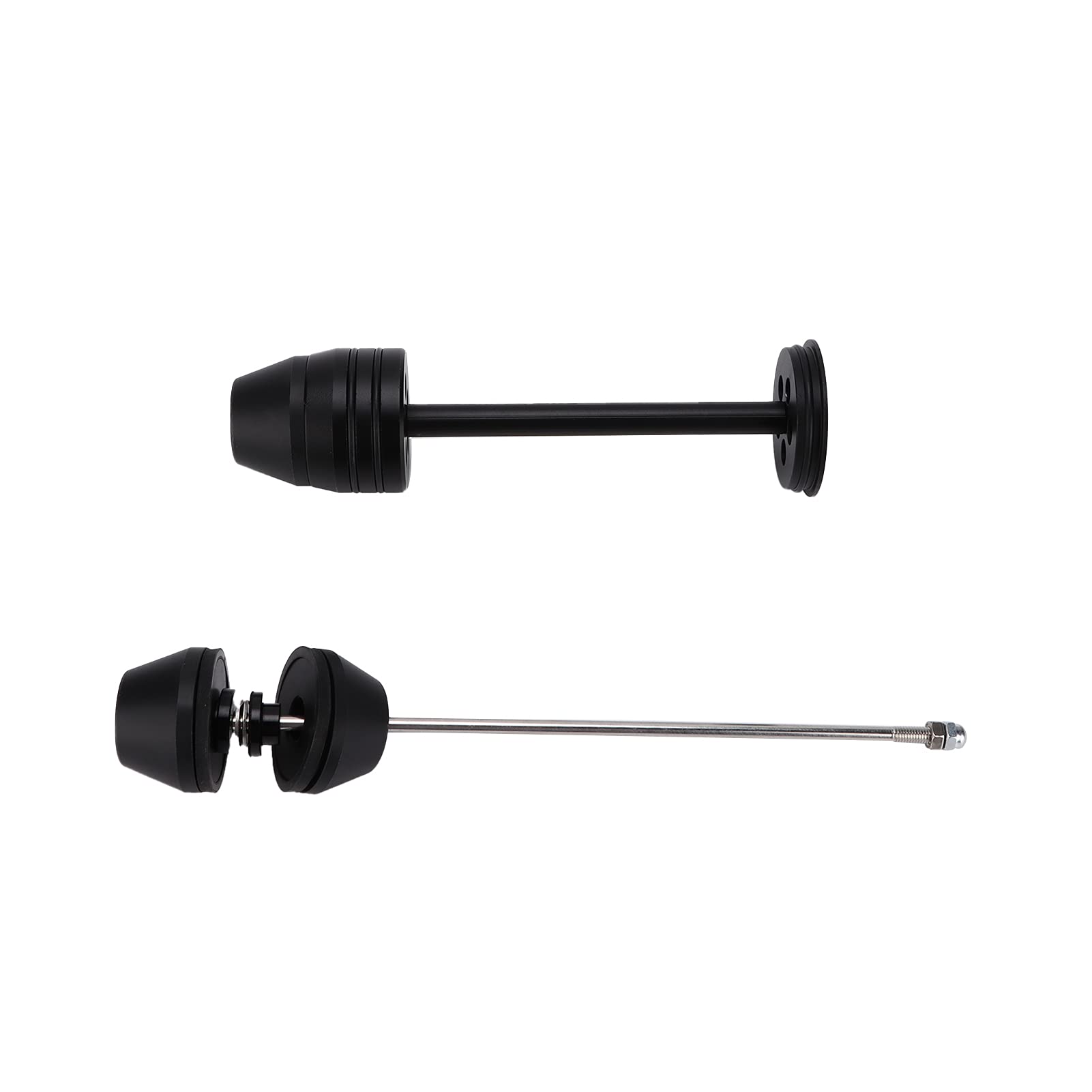 Protezione Asse Ruota, Tamponi Forcella e Slider Anteriori Posteriori Compatibile con BMW R nineT 2013-2019 per Proteggere la Moto da Urti e Cadute durante la Guida su Strada