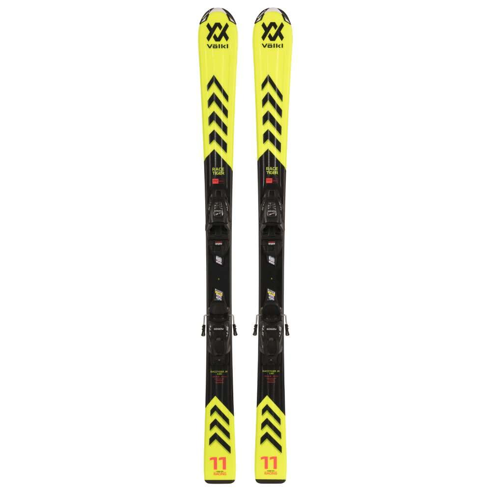 Volkl 2024 Racetiger JR Yellow 80cm Skis w/vMotion JR 4.5 GW Bindings