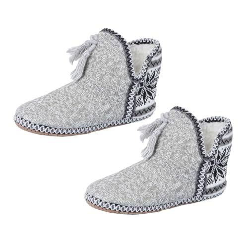 Homoyoyo 1Par Pantuflas Para Mujer Zapatillas De Casa Borlas Para Interior Color