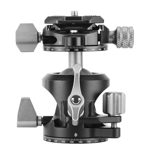 Rótula de bola Vanguard LBP-50S de perfil bajo para trípodes estables y precisos 3