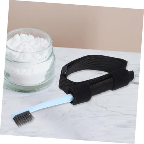 OUNONA Hilfzahnbürste für Senioren mit Handgelenkband Benutzerfreundliche Zahnbürste für Ältere Menschen und Menschen mit Behinderungen Langlebig und Sicher für Einfaches Zufällige Farbe – Bild 7