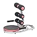 UWY Krafttrainingsgerät Kurzhantelbank Adult Thin Waage Gewichtsverlust Gerät Männlicher und weiblicher Fitnessstuhl Lazy Abdomen Machine Indoor Mini-Trainingsgerät Sit-up Hocker (Farbe: Pink)