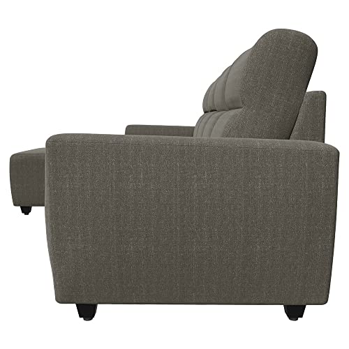 Image of Wakefit 3 Seater Sofa Set | 3 Year Warranty | Modern, Grey, Wooden Sofa for Living Room - Belize (Omega : Grey)