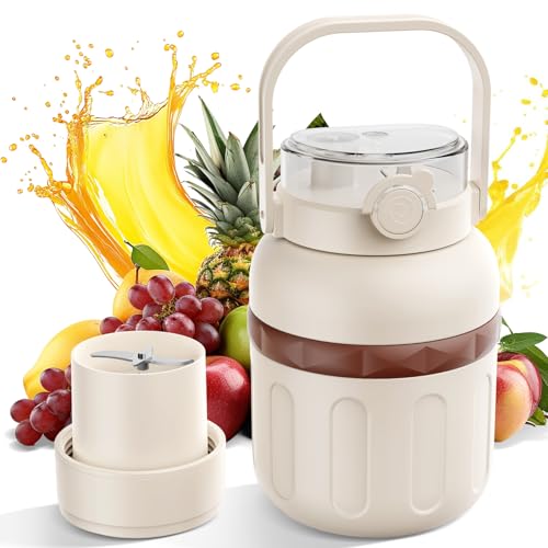 Kawu Portable Juicer Blender, 27Oz 316 Stainless Steel