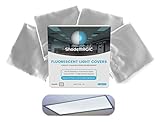 ShadeMAGIC Fluorescent Light Covers for Classroom or Office - Light Filter Pack of (4); Eliminate Ha