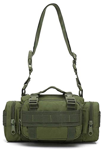 Utility 3P Military Tactical Duffle Waist Bags, Tactical MOLLE Assault Backpack Multifunction Pockets Small EDC for Camping Hiking Trekking Riding