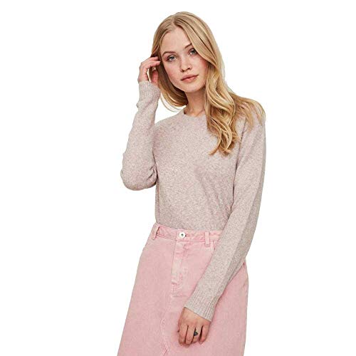 VERO MODA dam VMDOFFY LS O-hals blus GA NOOS 10201022, Träros, M