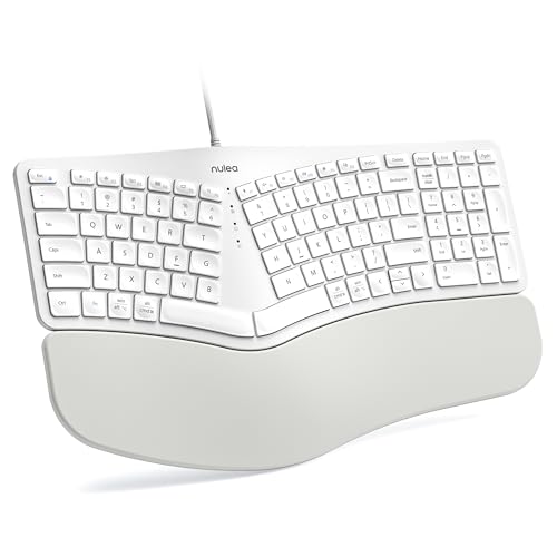 Nulea RT05C Wired Ergonomic Keyboard, Split Keyboard with...
