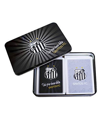Jogo Com 2 Baralhos Na Lata Santos Oficial
