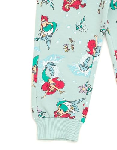 Image of Disney Girls Fleece Sweatshirt and Jogger Pants Outfit Set Newborn to Big Kid Sizes (Newborn - 14-16)