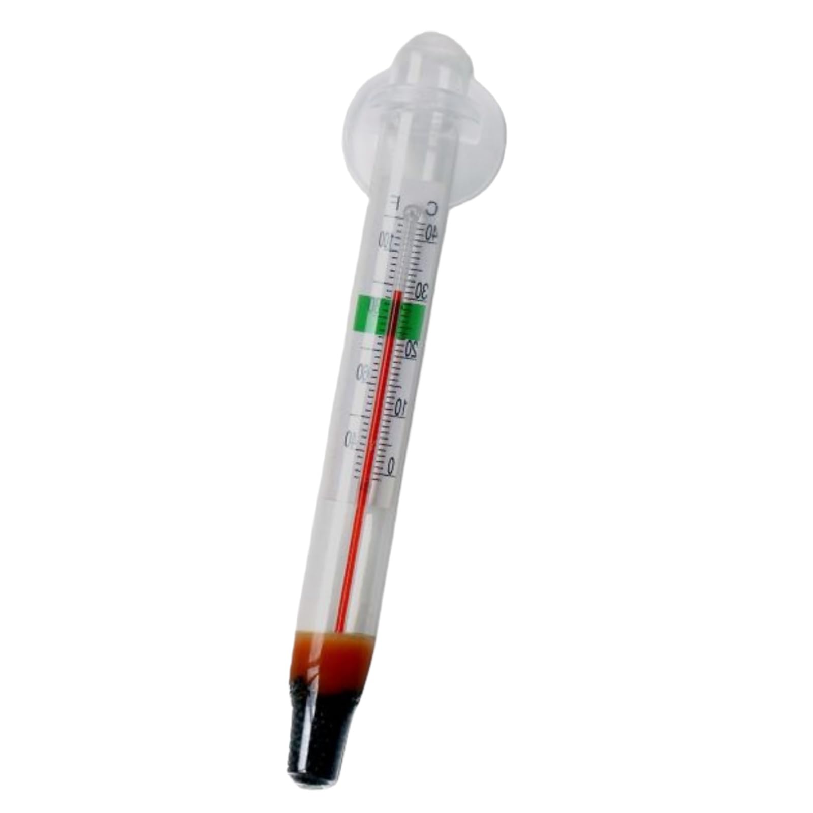 Aquarium Thermometer with Suction Cup,High Precision Water Thermometer for Freshwater Saltwater Fish Tank,Compact Easy-Use Aquarium Accessories Temperature Gauge for Tropical Fish Tank