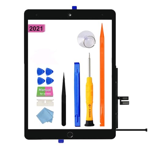 JPUNG [NO LCD] Écran Tactile Digitizer kit pour iPad 9 (9e génération) 2021 10,2