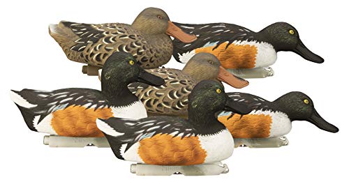 Higdon Outdoors Standard Shoveler Duck Decoys, Foam Filledâ€¦
