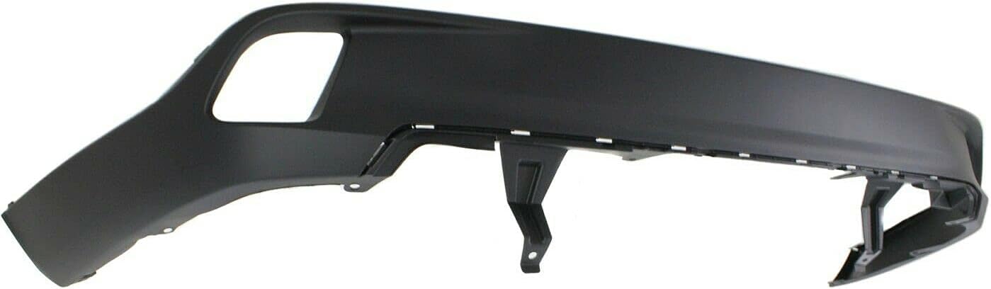 BUMPERS THAT DELIVER - Textured, Black Rear Lower Bumper Cover Fascia for 2014-2019 Toyota Highlander 14-19, TO1115104