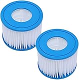 Wadoy Spa Filter Replacement Cartridge Type VI Compatible with SaluSpa, Lay-Z-Spa Inflatable Hot...