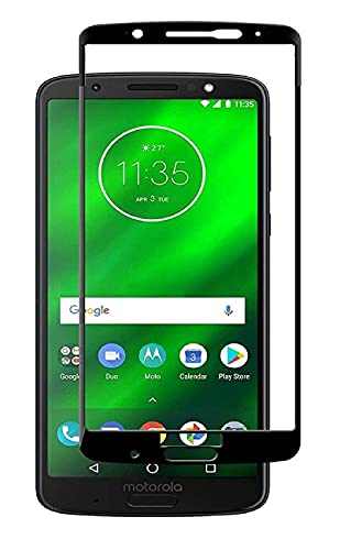 Image of NISHTECH Tempered Glass Screen Protector Compatible for Moto G6 Plus (5.9 Inch) with Edge to Edge coverage and Easy Installation kit