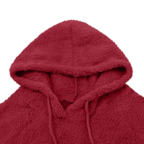 Sweat à capuche en polaire isolant et ultra doux avec poche kangourou