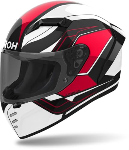Casque AIROH CONNOR DUNK RED GLOSS pour vos trajets quotidiens et balades