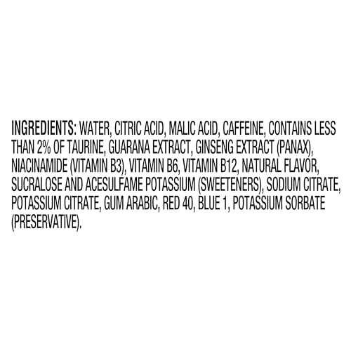 Image of MiO Energy Acai Berry Storm Naturally Flavored with other natural flavors Liquid Water Enhancer Drink Mix with Caffeine & B Vitamins with 2X More (3.24 fl. oz. Bottle) (Pack of 4)