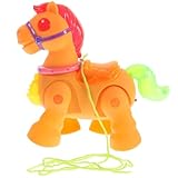 Jouer au poney électrique - ce jouet amusant est simple à utiliser et facile à apprendre pour votre bébé. l'un des jouets les plus adaptés à votre enfant.