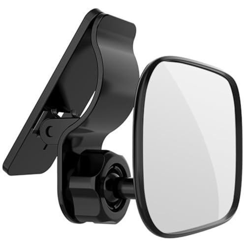 DECHOUS Specchietto Retrovisore per Auto, Infrangibile Clip, Rotazione 360°, Ampio Campo Visivo, Accessorio per Sedile Posteriore, Facile da Installare e Regolabile