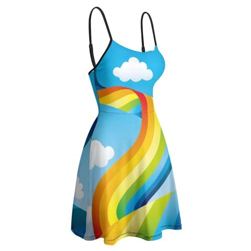 Robe d'été contre la chaleur : robe de plage légère sans manches - 4