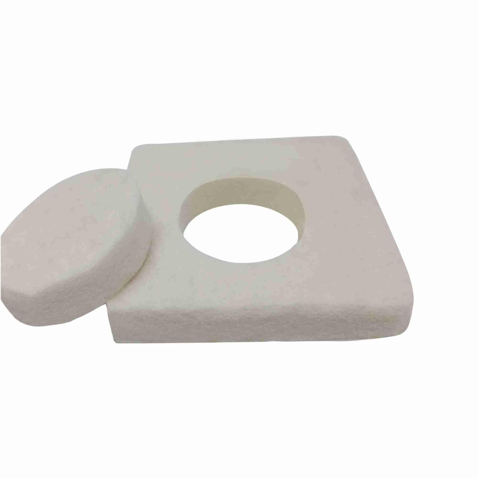 Dyna Precut Adhesive Felt Pad 10 x 10 cm with 5.5 cm hole diameter (pack of 1) (B085VG6RKB) Amazon Price History, Amazon Price Tracker
