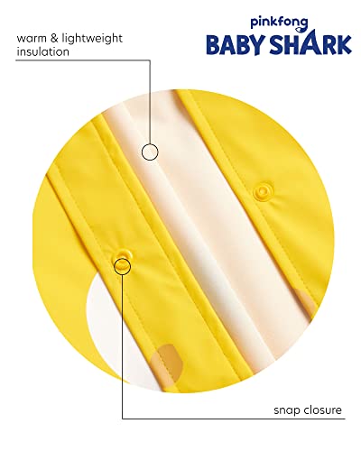 Image of Nickelodeon Boys' Rain Jacket - Hooded Slicker Shell Raincoat: Baby Shark, Paw Patrol (Size: 4-7)