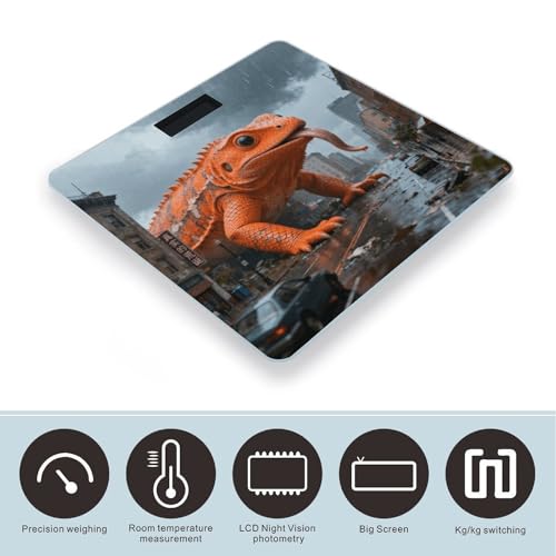 Báscula Digital Orange Lizard City para Peso Corporal miniatura 3