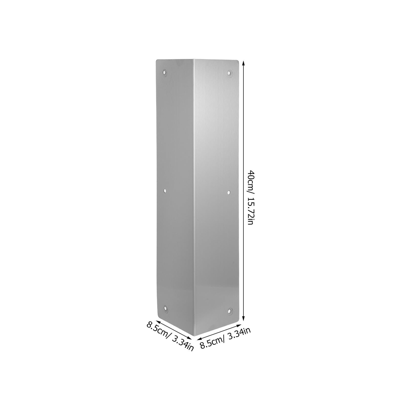 2 Piezas Protector de Esquina de Ángulo de Pared Protectores de Esquinas de Acero Inoxidable 90 Grados Plata y Revestimiento Propiedades Comerciales