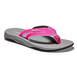 Eddie Bauer Women's Break Point Flip Flop, Bright Pink, 8