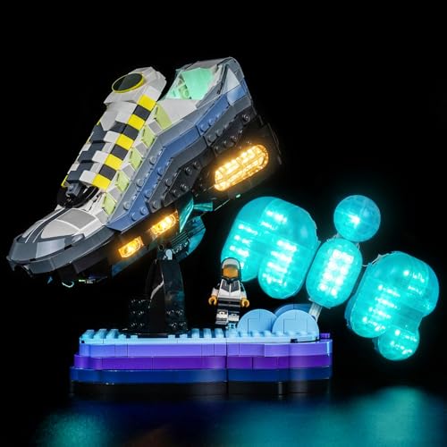 LocoLee Led Light Set Compatible with Lego 43025 Nike Air Max 95 x Set Led Decoration Lighting Kit Compatible with Lego 43025 Building Blocks Model Only Lights Set No Model