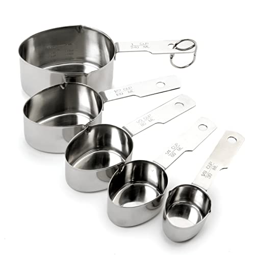 Set Norpro de 5 vasos medidores acero inoxidable miniatura 1
