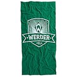 SV Werder Bremen Handtuch Duschtuch Badetuch Strandtuch ** Wappen ** in 90 x 180 cm grün