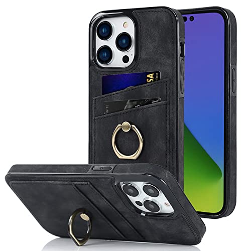 Étui en cuir à poches multiples iPhone XS Max avec porte-cartes