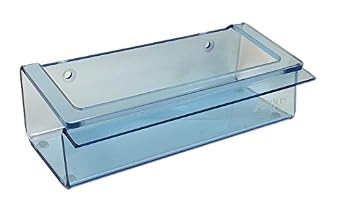 Cole-Parmer Strip- and Dot-Style Label Dispenser, Blue Acrylic